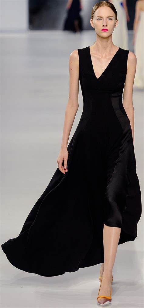 dior black dress